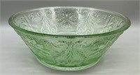 Tiara Glass Chantilly Green Serving Bowl