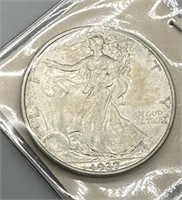 1937 Walking Liberty Half Dollar 90% Silver