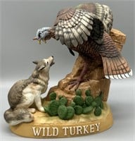 1986 Wild Turkey & Coyote No. 10 Whiskey Decanter