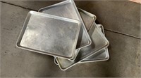 5x 18x13 stainless steel cooking pans