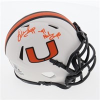 Autographed Warren Sapp Miami Mini Helmet