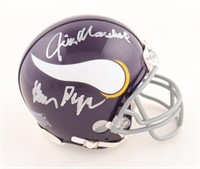 Autographed "Purple People Eaters" Mini Helmet