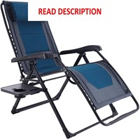 $150  TIMBER RIDGE Zero Gravity Chair Oversized