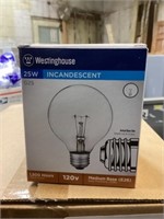 25W Medium Base Incandescent Bulb x 2 Cases