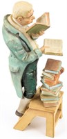 Vintage Kaiser Porcelain Librarian Bookman Figure
