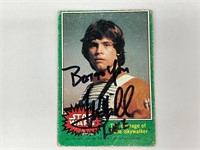 Autograph COA Star Wars Vintage Trading Card