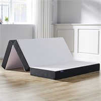 (N) Folding Mattress Twin, Ssecretland 4 inch Tri-