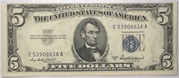 1953 A Series $5 Silver Certificate - UNC