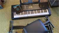 Electronic  Keyboard with Seat, new