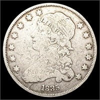 1835 Capped Bust Quarter NICELY CIRCULATED