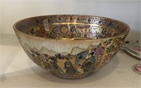 Satsuma Hand Painted Porcelain Bowl