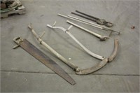 Vintage Tools, Scythe & Saw
