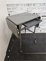 Vintage Metal Typewriter Table