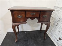 Side Table /  Desk 3 Drawers 32x31"t