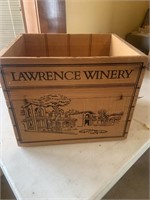 Wooden wine crate