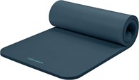 Retrospec Solana Yoga Mat 1" Thick, BLACK