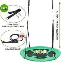 Ohuhu Saucer Swing for Kids 40", 330lb Weight