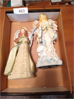 (2) Angel Figurines (1-Music Box)