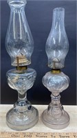 2 Antique Oil Lamps