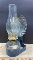 Antique Bracket Lamp w/Tin Reflector