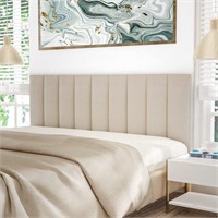 Tbfit Upholstered Tufted Floating Headboard for Q