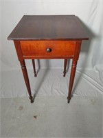 Antique One Drawer Lamp Table