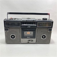 Vintage Cassette Radio Boombox JVC RC-717 JW