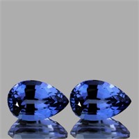 Natural Top Ceylon Blue Sapphire Pair {Flawless-VV