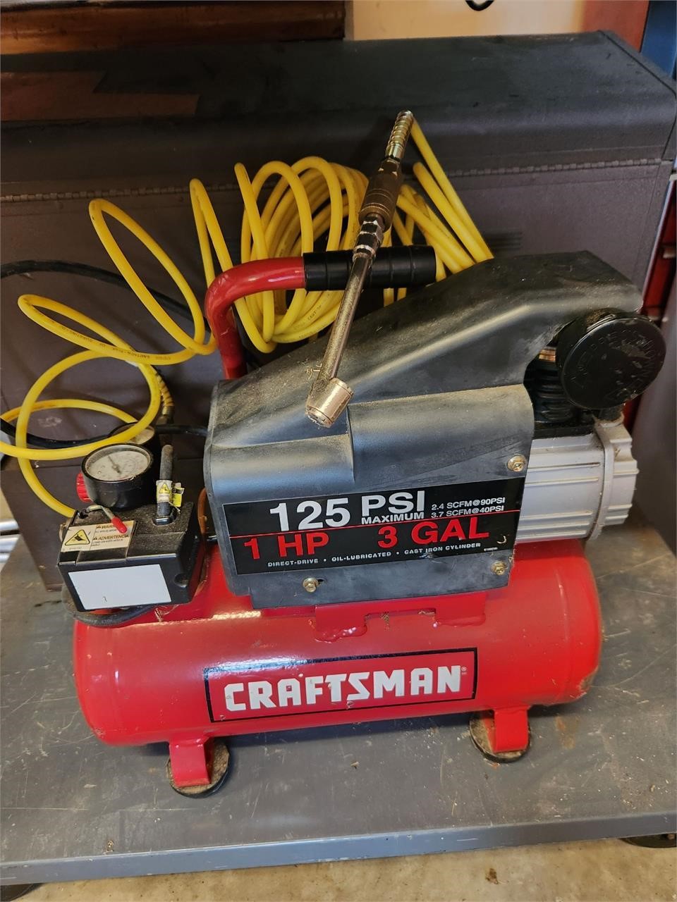 125 PSI 3 Gallon Craftsman Air Pump