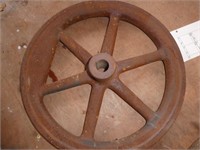 Antique Cast Iron Wheel