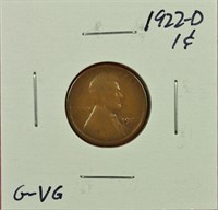 1922-D Lincoln Cent VG
