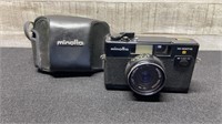 Vintage Minolta Hi Matic 35mm Rangefinder With Cas
