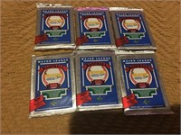 1989 Upper Deck Baseball Cards: Lot of 6 Packs