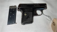 Colt Automatic 25 cal Handgun with Clip