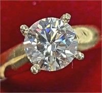 $15600 14K  5.6G Lab Diamond 2.3Ct Vs1 F Color  Ri