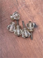 Vintage Small Glass Pulls