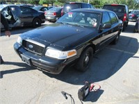 08 Ford Crown Victoria  4DSD BK 8 cyl  Did not