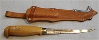 Finland fishing/hunting knife with sheath