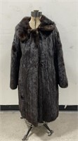 Full Length Mink Fur Jacket Coat
