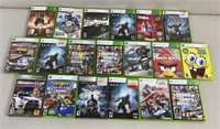 19pc Xbox 360 Video Games
