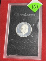 (2) 1971 S Proof 40 Percent Silver Dollars