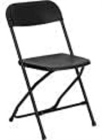 Plastic Folding Chair - Black - 10 Pack