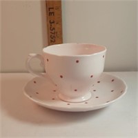 Tuscan tea cup and saucer