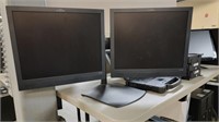 Ergotron Dual Monitor Display Stand with (2) Plana