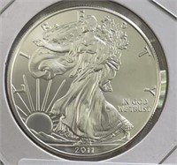 2011 American Eagle Silver GEM BU
