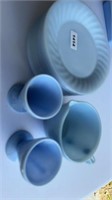 Blue dishes
