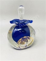 Glass 5" tall scent bottle