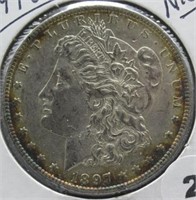 1897-O Morgan Silver Dollar. Nice.