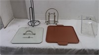 Copper Chef 12"Griddle w/Glass Lid, Paper Towel