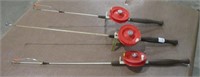 3 Ice Fishing Poles